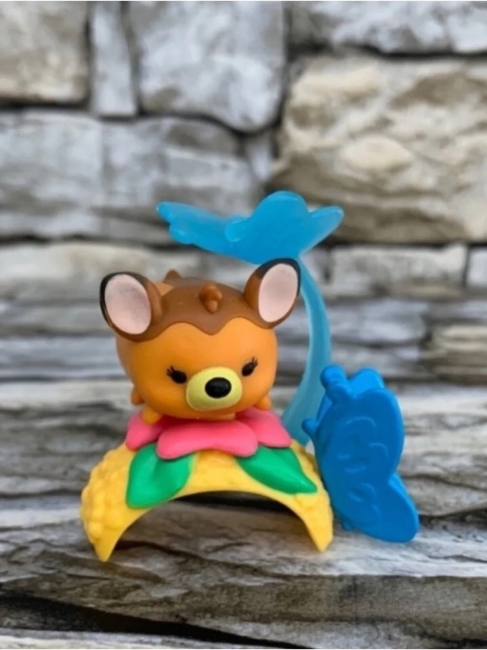 Disney Tsum Bambi Vinyl Medium Figure Deer Butterfly Prop Mystery Blind Bag Doll